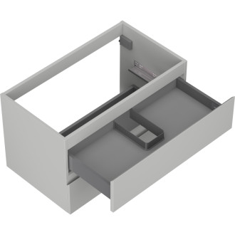 Mexen Orio koupelnová skříňka pod umyvadlo 80 cm, 2 zásuvky, matně šedá - 91A10-08047-2-BFF62