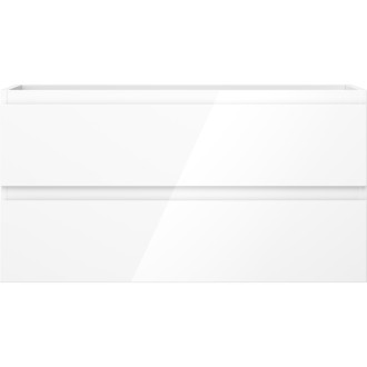 Mexen Orio koupelnová skříňka pod umyvadlo 90 cm, 2 zásuvky, lesklá bílá - 91A10-09047-2-BFF00