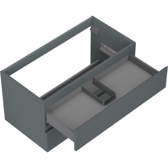 Mexen Orio koupelnová skříňka pod umyvadlo 90 cm, 2 zásuvky, matný grafit - 91A10-09047-2-BFF66