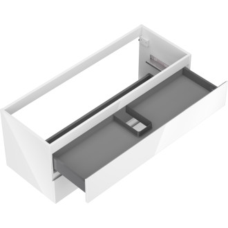 Mexen Orio koupelnová skříňka pod umyvadlo 120 cm, 2 zásuvky, lesklá bílá - 91A10-12047-2-BFF00