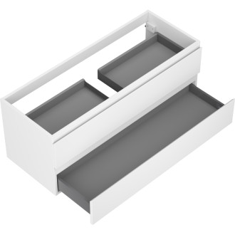 Mexen Orio koupelnová skříňka pod umyvadlo 120 cm, 2 zásuvky, matná bílá - 91A10-12047-2-BFF01