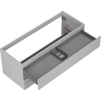Mexen Orio koupelnová skříňka pod umyvadlo 120 cm, 2 zásuvky, matně šedá - 91A10-12047-2-BFF62