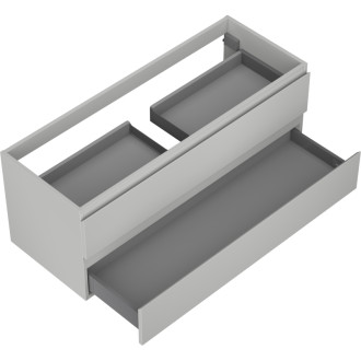 Mexen Orio koupelnová skříňka pod umyvadlo 120 cm, 2 zásuvky, matně šedá - 91A10-12047-2-BFF62