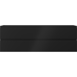 Mexen Orio koupelnová skříňka pod umyvadlo 140 cm, 2 zásuvky, matná černá - 91A10-14047-2-BFF71