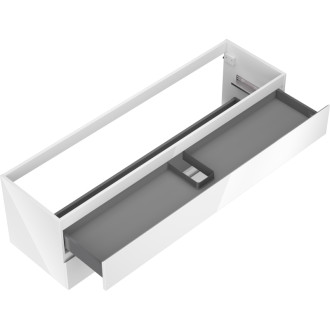Mexen Orio koupelnová skříňka pod umyvadlo 160 cm, 2 zásuvky, lesklá bílá - 91A10-16047-2-BFF00