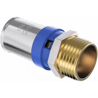 Kompresní tvarovka Mexen PEX-P, lisovaná redukce PEX 16 x 1/2 GZ - W97123-1612M-00