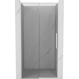 Posuvné sprchové dveře Mexen Rox 105 cm, průhledné, bílé - 8C2-105-000-20-00