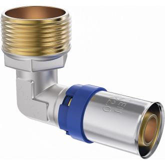 Upínací koleno Mexen PEX-P, lisované PEX 16 x 3/4 GZ - W97127-1634M-00