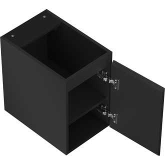 Mexen Orio szafka łazienkowa podumywalkowa 30 cm, 1 drzwi, czarna mat - 91A11-03047-1-BF71