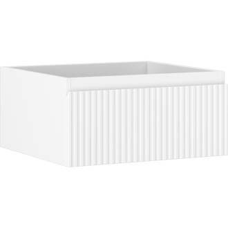 Mexen Rivel koupelnová skříňka pod umyvadlo 50 cm, 1 zásuvka, drážkovaná, bílá matná - 91A20-05023-1-BF01