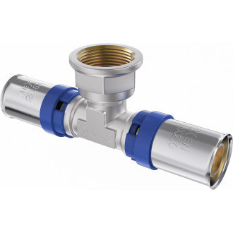 Kompresní T-kus Mexen PEX-P, lisovaný PEX 20 x 1/2 GW x 20 - W97132-2012F20-00