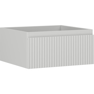 Mexen Rivel koupelnová skříňka pod umyvadlo 50 cm, 1 zásuvka, drážkovaná, matně šedá - 91A20-05023-1-BF62