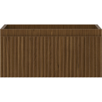 Mexen Rivel koupelnová skříňka pod umyvadlo 50 cm, 1 zásuvka, drážkovaná, ořech - 91A20-05023-1-BF86