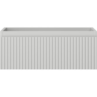 Mexen Rivel koupelnová skříňka pod umyvadlo 60 cm, 1 zásuvka, drážkovaná, matně šedá - 91A20-06023-1-BF62