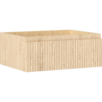 Mexen Rivel koupelnová skříňka pod umyvadlo 60 cm, 1 zásuvka, drážkovaná, dub - 91A20-06023-1-BF81