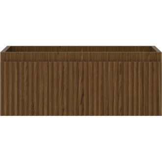 Mexen Rivel koupelnová skříňka pod umyvadlo 60 cm, 1 zásuvka, drážkovaná, ořech - 91A20-06023-1-BF86