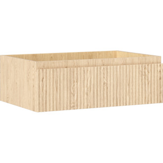 Mexen Rivel koupelnová skříňka pod umyvadlo 70 cm, 1 zásuvka, drážkovaná, dub - 91A20-07023-1-BF81