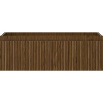 Mexen Rivel koupelnová skříňka pod umyvadlo 70 cm, 1 zásuvka, drážkovaná, ořech - 91A20-07023-1-BF86