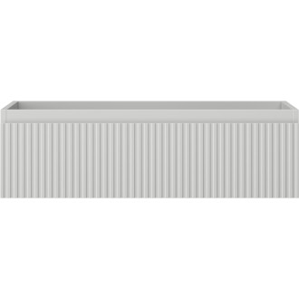 Mexen Rivel koupelnová skříňka pod umyvadlo 80 cm, 1 zásuvka, drážkovaná, matně šedá - 91A20-08023-1-BF62