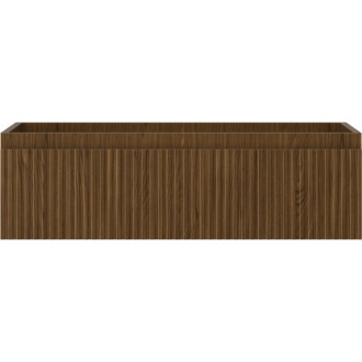 Mexen Rivel koupelnová skříňka pod umyvadlo 80 cm, 1 zásuvka, drážkovaná, ořech - 91A20-08023-1-BF86