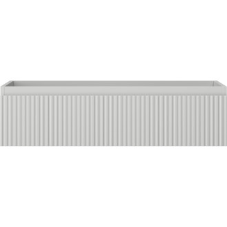 Mexen Rivel koupelnová skříňka pod umyvadlo 90 cm, 1 zásuvka, drážkovaná, matně šedá - 91A20-09023-1-BF62