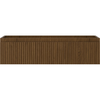 Mexen Rivel koupelnová skříňka pod umyvadlo 90 cm, 1 zásuvka, drážkovaná, ořech - 91A20-09023-1-BF86