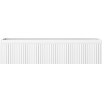 Mexen Rivel koupelnová skříňka pod umyvadlo 100 cm, 1 zásuvka, drážkovaná, matná bílá - 91A20-10023-1-BF01