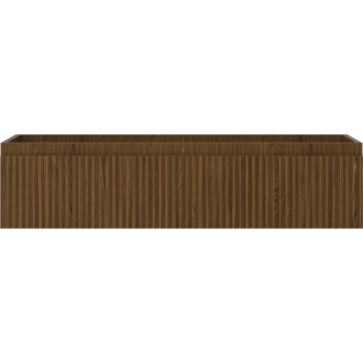 Mexen Rivel koupelnová skříňka pod umyvadlo 100 cm, 1 zásuvka, drážkovaná, ořech - 91A20-10023-1-BF86
