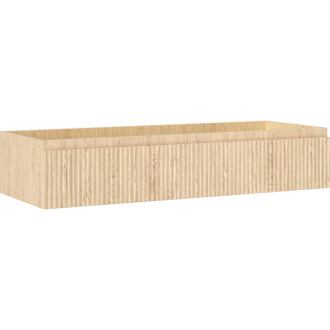 Mexen Rivel koupelnová skříňka pod umyvadlo 120 cm, 1 zásuvka, drážkovaná, dub - 91A20-12023-1-BF81