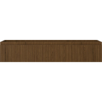 Mexen Rivel koupelnová skříňka pod umyvadlo 120 cm, 1 zásuvka, drážkovaná, ořech - 91A20-12023-1-BF86