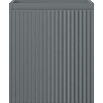 Mexen Rivel koupelnová skříňka pod umyvadlo 40 cm, 1 zásuvka, drážkovaná, matně šedá - 91A20-04047-1-BF66