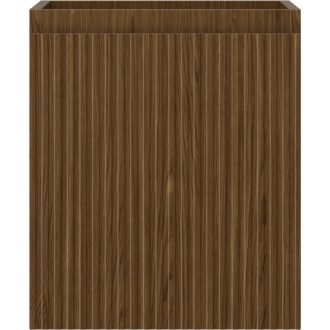 Mexen Rivel koupelnová skříňka pod umyvadlo 40 cm, 1 zásuvka, drážkovaná, ořech - 91A20-04047-1-BF86