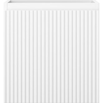 Mexen Rivel koupelnová skříňka pod umyvadlo 45 cm, 1 zásuvka, drážkovaná, matná bílá - 91A20-04547-1-BF01