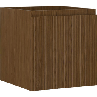 Mexen Rivel koupelnová skříňka pod umyvadlo 45 cm, 1 zásuvka, drážkovaná, ořech - 91A20-04547-1-BF86