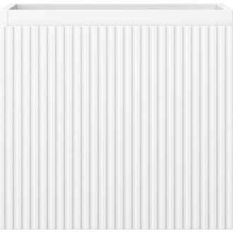 Mexen Rivel koupelnová skříňka pod umyvadlo 50 cm, 1 zásuvka, drážkovaná, matná bílá - 91A20-05047-1-BF01