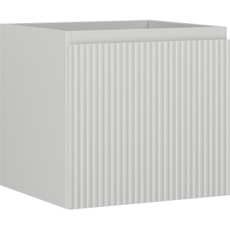 Mexen Rivel koupelnová skříňka pod umyvadlo 50 cm, 1 zásuvka, drážkovaná, matně šedá - 91A20-05047-1-BF62