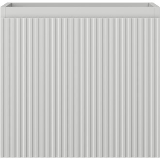 Mexen Rivel koupelnová skříňka pod umyvadlo 50 cm, 1 zásuvka, drážkovaná, matně šedá - 91A20-05047-1-BF62