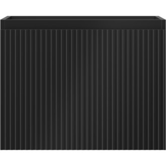 Mexen Rivel szafka łazienkowa podumywalkowa 60 cm, 1 szuflada, ryflowana , czarna mat - 91A20-06047-1-BF71