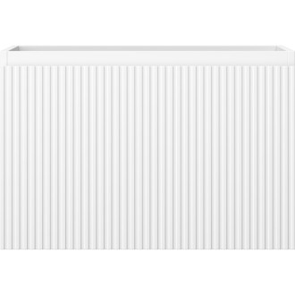 Mexen Rivel koupelnová skříňka pod umyvadlo 70 cm, 1 zásuvka, drážkovaná, matná bílá - 91A20-07047-1-BF01