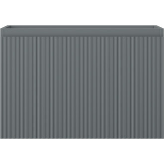 Mexen Rivel koupelnová skříňka pod umyvadlo 70 cm, 1 zásuvka, drážkovaná, matný grafit - 91A20-07047-1-BF66