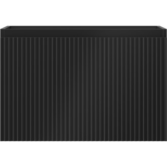 Mexen Rivel szafka łazienkowa podumywalkowa 70 cm, 1 szuflada, ryflowana , czarna mat - 91A20-07047-1-BF71