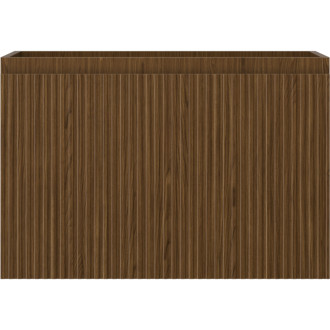 Mexen Rivel koupelnová skříňka pod umyvadlo 70 cm, 1 zásuvka, drážkovaná, ořech - 91A20-07047-1-BF86