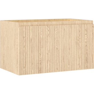 Mexen Rivel koupelnová skříňka pod umyvadlo 80 cm, 1 zásuvka, drážkovaná, dub - 91A20-08047-1-BF81