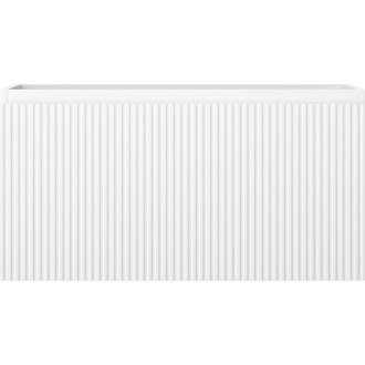 Mexen Rivel koupelnová skříňka pod umyvadlo 90 cm, 1 zásuvka, drážkovaná, matná bílá - 91A20-09047-1-BF01