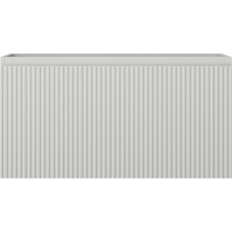 Mexen Rivel koupelnová skříňka pod umyvadlo 90 cm, 1 zásuvka, drážkovaná, matně šedá - 91A20-09047-1-BF62