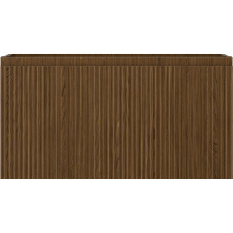 Mexen Rivel koupelnová skříňka pod umyvadlo 90 cm, 1 zásuvka, drážkovaná, ořech - 91A20-09047-1-BF86