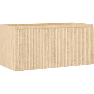 Mexen Rivel koupelnová skříňka pod umyvadlo 100 cm, 1 zásuvka, drážkovaná, dub - 91A20-10047-1-BF81