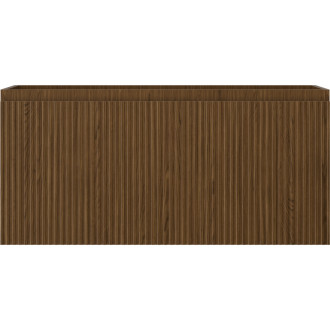 Mexen Rivel koupelnová skříňka pod umyvadlo 100 cm, 1 zásuvka, drážkovaná, ořech - 91A20-10047-1-BF86