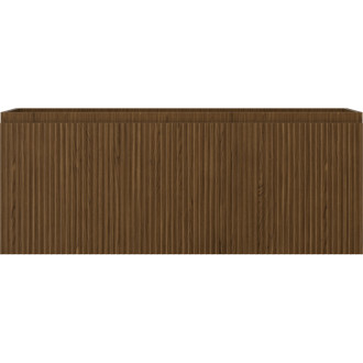 Mexen Rivel koupelnová skříňka pod umyvadlo 120 cm, 1 zásuvka, drážkovaná, ořech - 91A20-12047-1-BF86