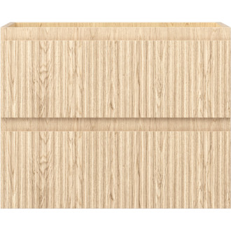 Mexen Rivel koupelnová skříňka pod umyvadlo 60 cm, 2 zásuvky, drážkovaná, dub - 91A20-06047-2-BFF81